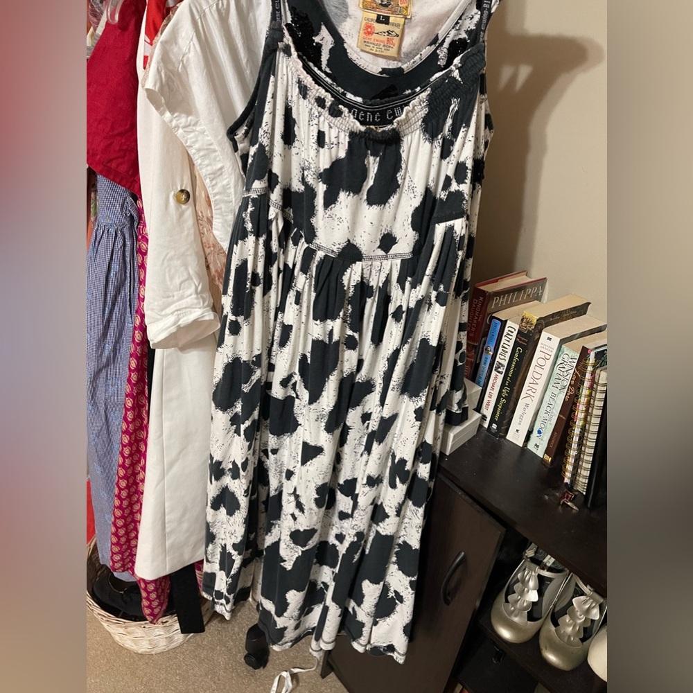 Vintage Cow Print Two Piece Set Size M/L - Picture 5 of 5